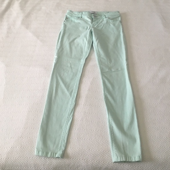 Express Jean leggings Mint size 2