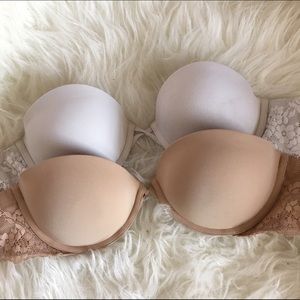 Two strapless Aerie bras