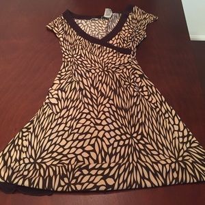 Fun print wrap dress!