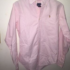 Pink Striped Oxford