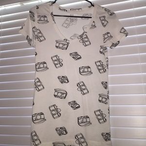 Pacsun camera tee