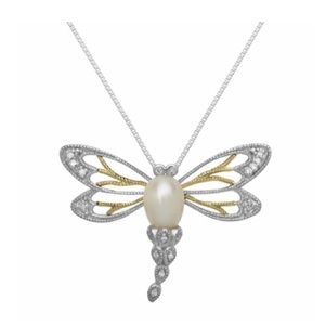 Ocean Treasures Dragonfly Necklace