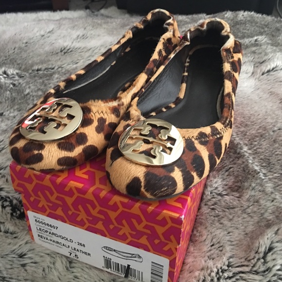 Tory burch leopard print calf hair revas