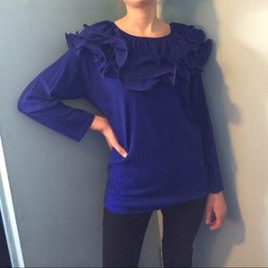 Cobalt blue Ravel top NWT Retail