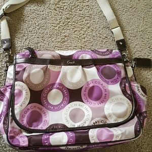 Coach diaper bag
