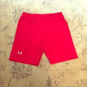 Red Under Armour Spandex