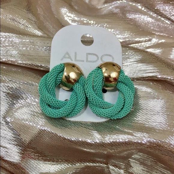 Aldo Jewelry - Turquoise Rope Earrings