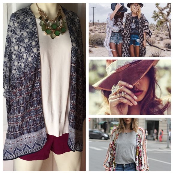 Printed Kimono