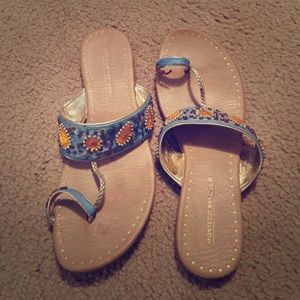 Beaded sandals