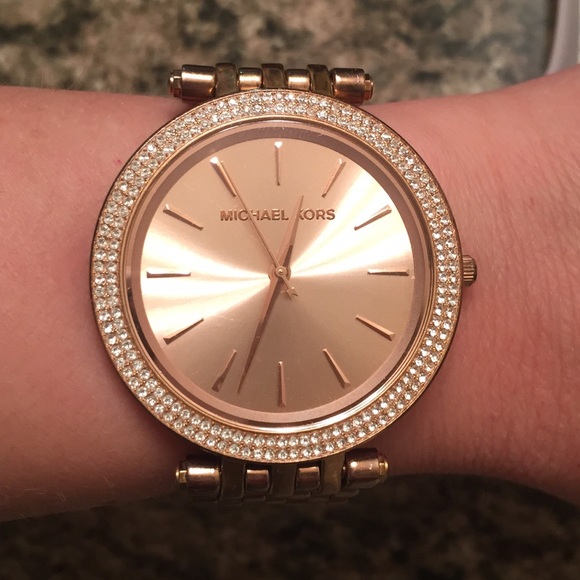 Michael Kors Jewelry - AUTHENTIC Michael Kors rose gold watch