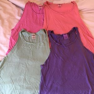 VS Pink muscle shirts