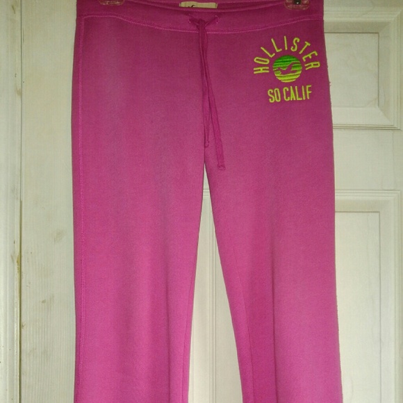 Hollister Pink Slim Sweatpants