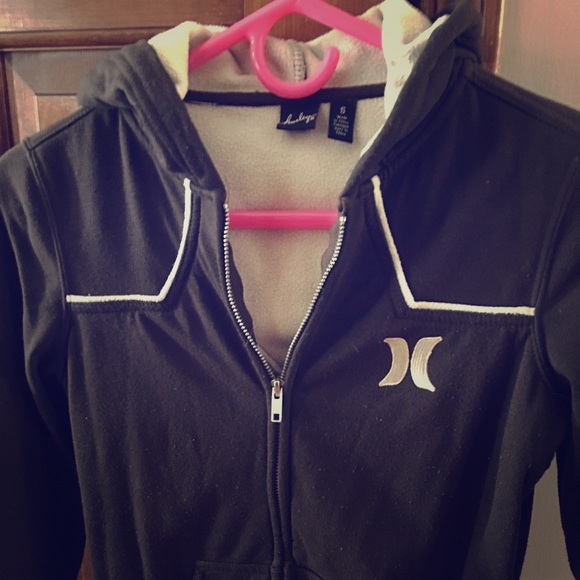 Hurley hooded zip down
