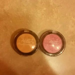 Splat hair chalk in Sun Kissed and Dusty Rose