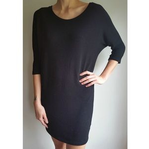 Vintage 3/4 Length Black Dress