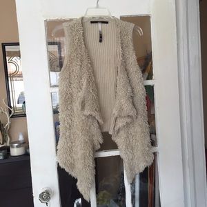 Kensie Shaggy Faux Fur Vest