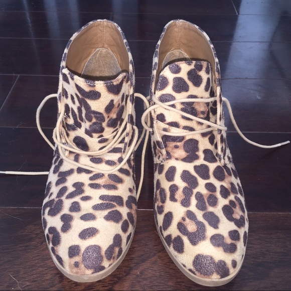 Madden Girl cheetah booties