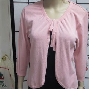 Pink cardigan