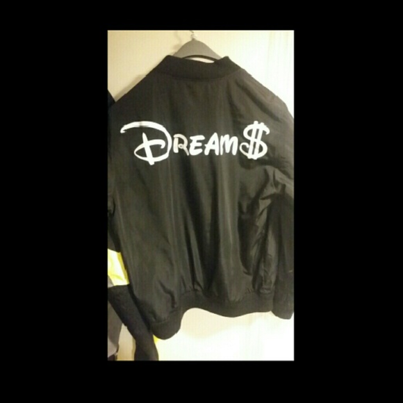 Black flight jacket light weight