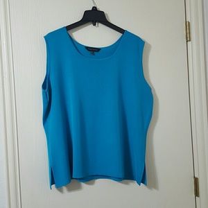 Ming Wang Blue Tank Top