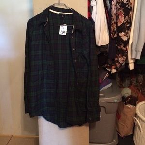Flannel button up shirt