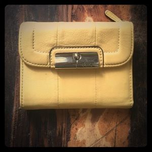 Yellow Coach Wallet - Never Used