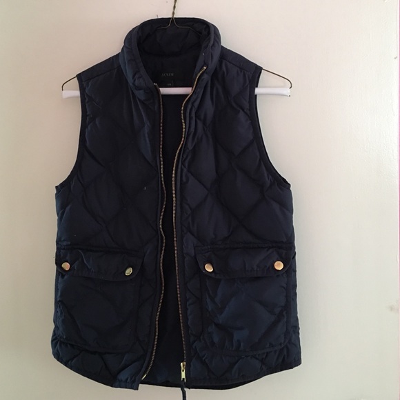 J crew Navy blue vest