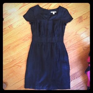 SOLD | Banana Republic Black Textured Sheath Dress