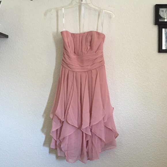 David's Bridal Bridesmaid dress - short pink