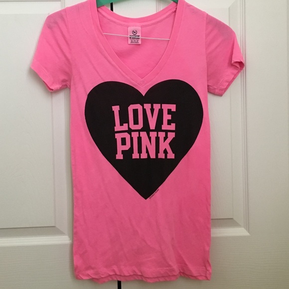 PINK v-neck shirt