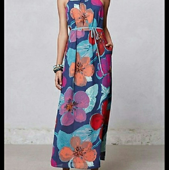 NWOT Anthropologie Maeve Pakpao maxi dress - 2 - Picture 2 of 4