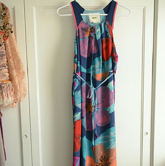 NWOT Anthropologie Maeve Pakpao maxi dress - 2 - Picture 3 of 4