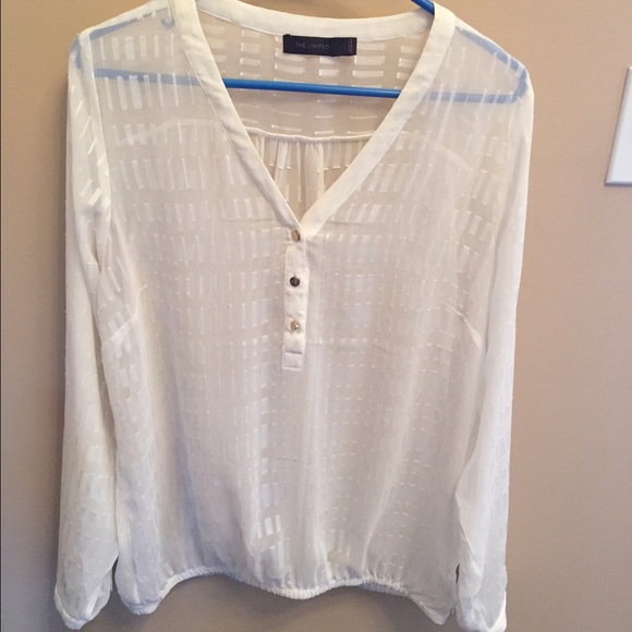 Cream blouse
