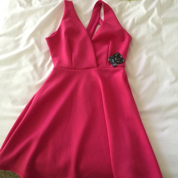 Nasty Gal pink dress