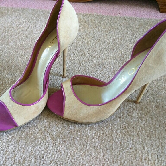 Aldo open-toe pumps