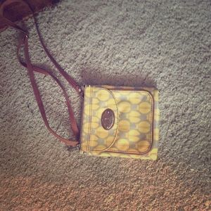 Fossil side purse