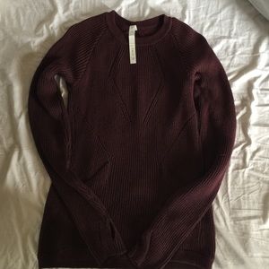 Lululemon Burgundy Sweater