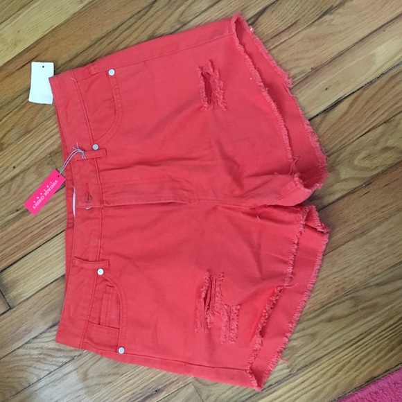 High waisted shorts