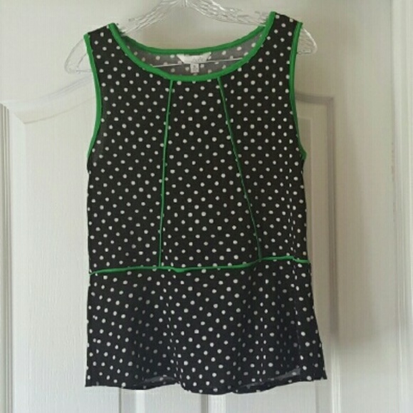 Charming Charlie peplum tank, M