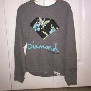 gently work diamond crew neck!