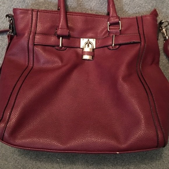 Maroon purse