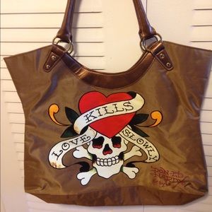 Ed Hardy tote.