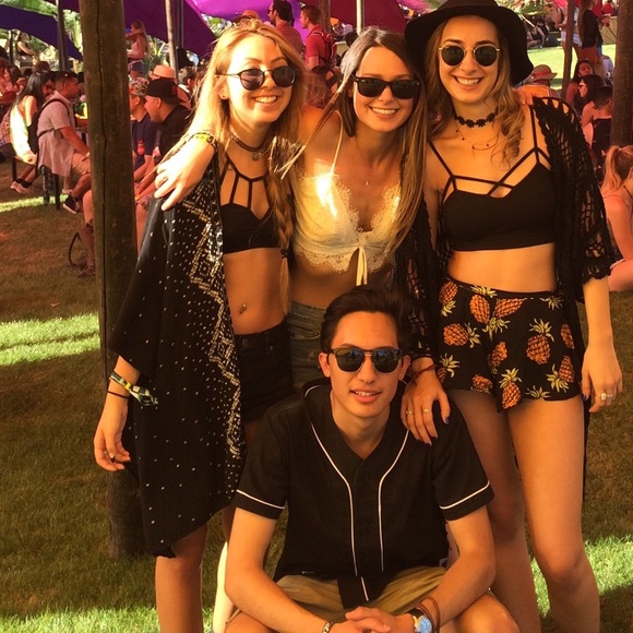 Black and white tribal kimono - Picture 4 of 4