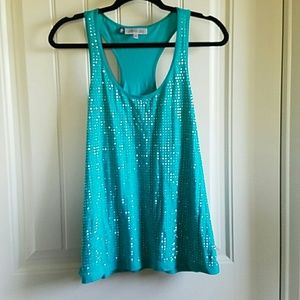 Teal Tank Top Large