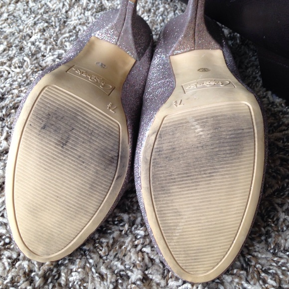 **SOLD** City Streets multi-colored glitter heels - Picture 3 of 4