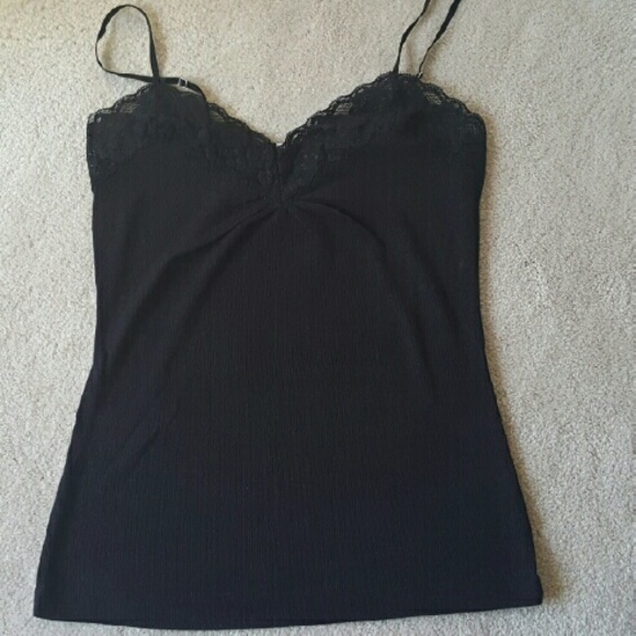 Worthington stretch tank with lace detail NWOT