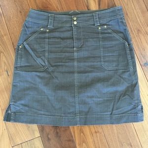 Kuhl olive green size 12 a-line skirt