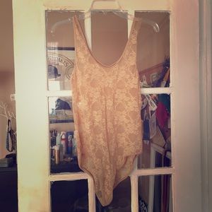 American Apparel Lace Bodysuit