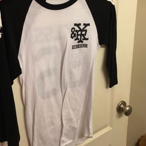 Young and Reckless baseball tee