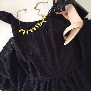 Pins & Needles (Urban Outfitters) Black Lace Dress